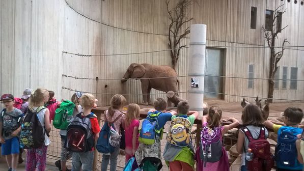 Besuch im Erfurter Zoo.