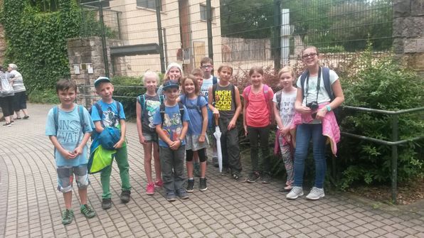 Besuch im Erfurter Zoo.