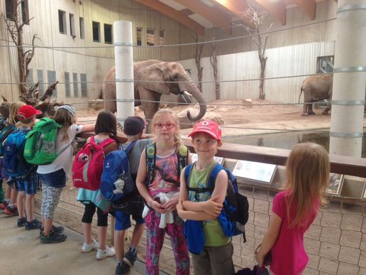 Besuch im Erfurter Zoo.